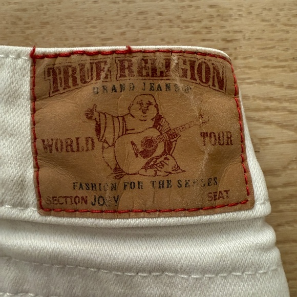 True Religion Joey Flap Pocket Bootcut White 31 - Picture 11 of 12
